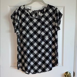 Ann Taylor Factory Gingham Tee